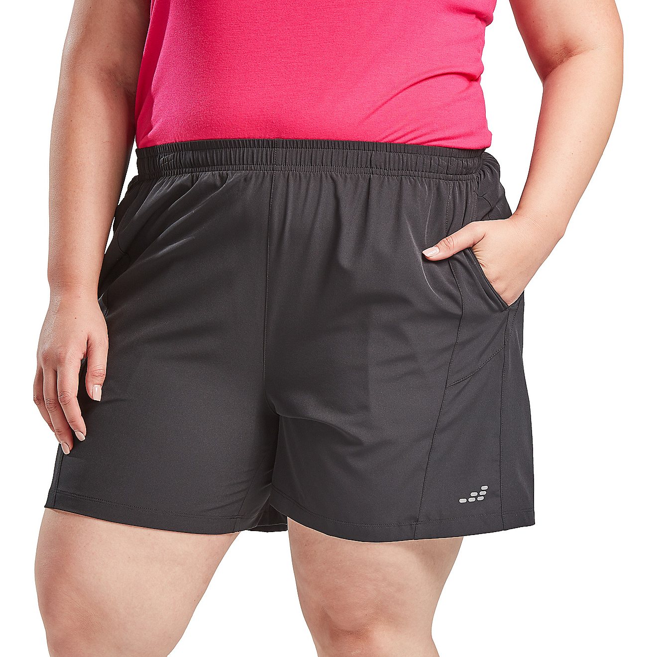 BCG Women's Athletic Woven Walk Plus Size Shorts                                                                                 - view number 1