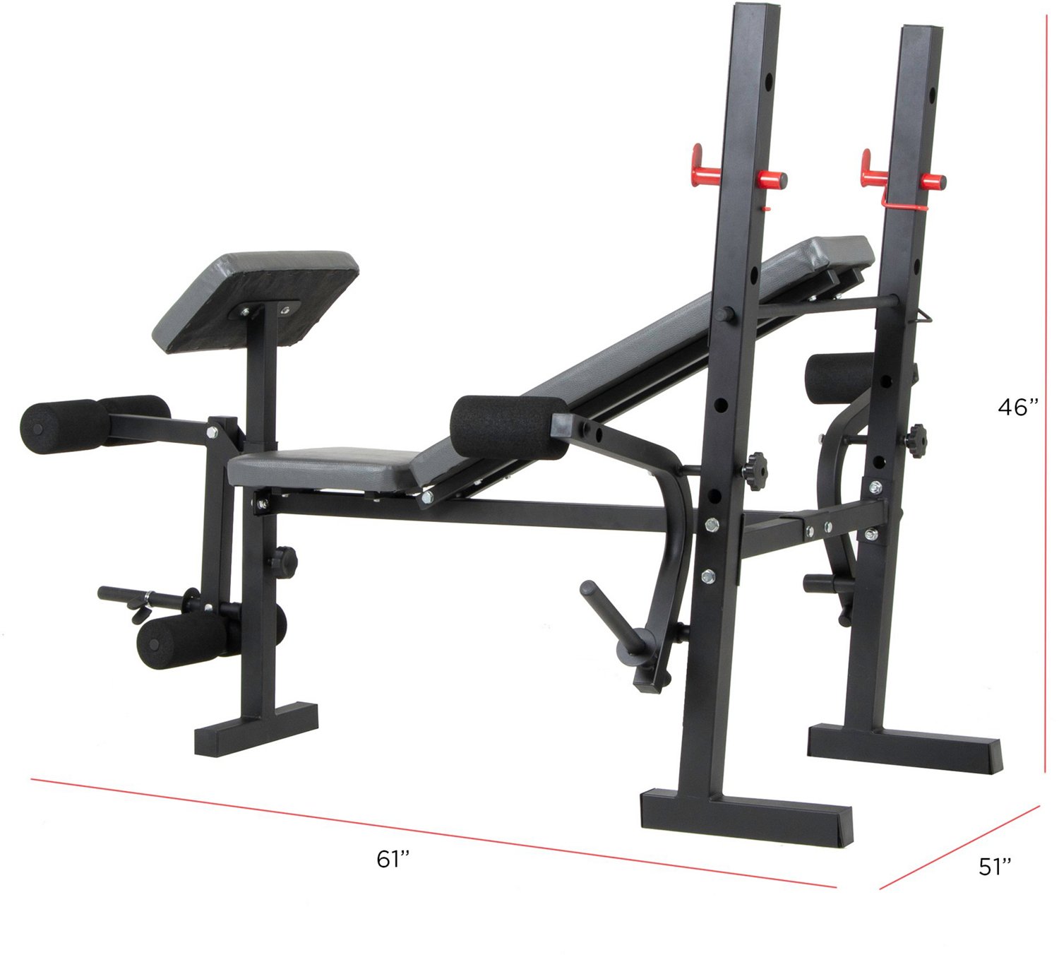 Body Champ Standard Weight Bench With Butterfly Academy