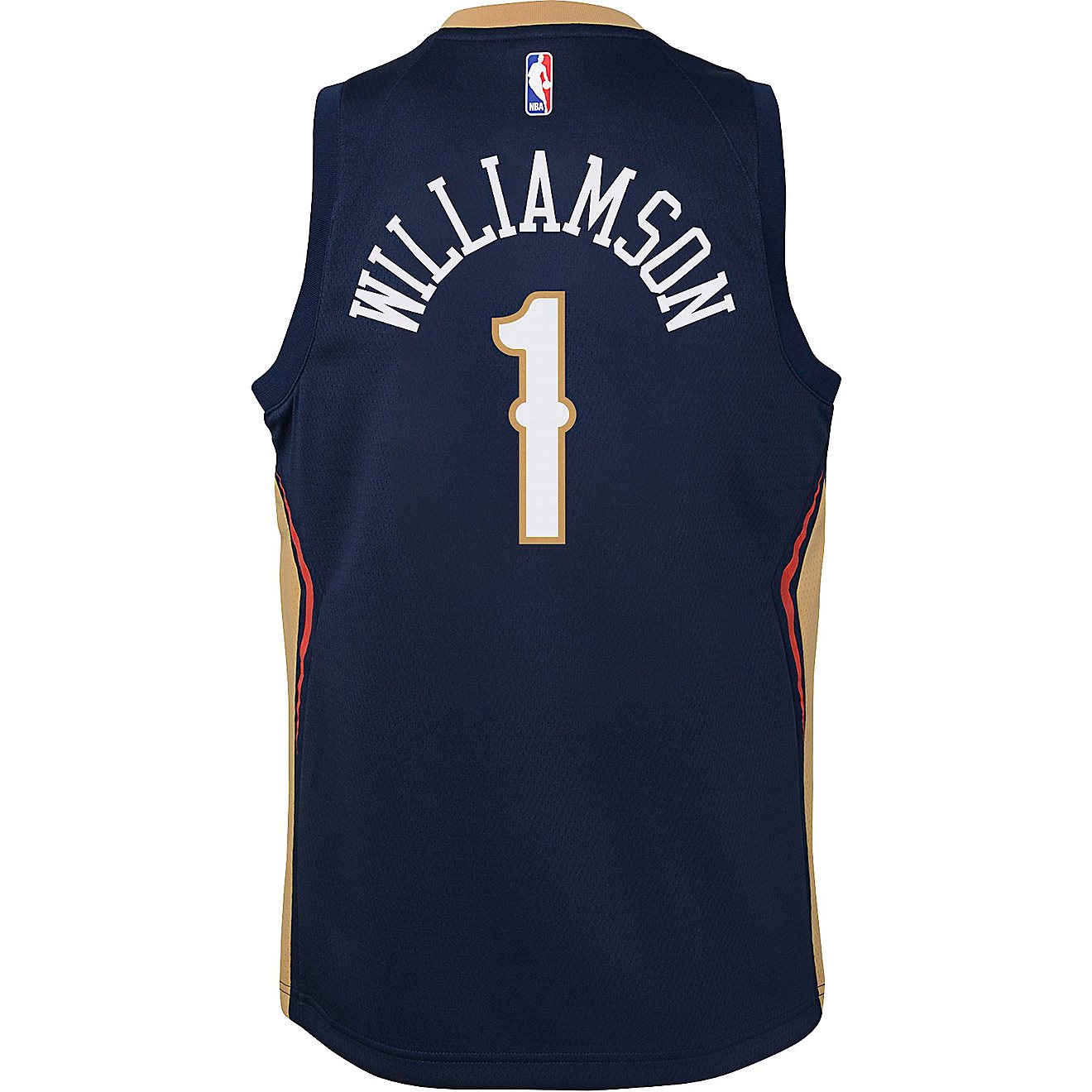 Nike Boys' New Orleans Pelicans Zion Williamson 1 Icon Swingman Jersey                                                           - view number 3