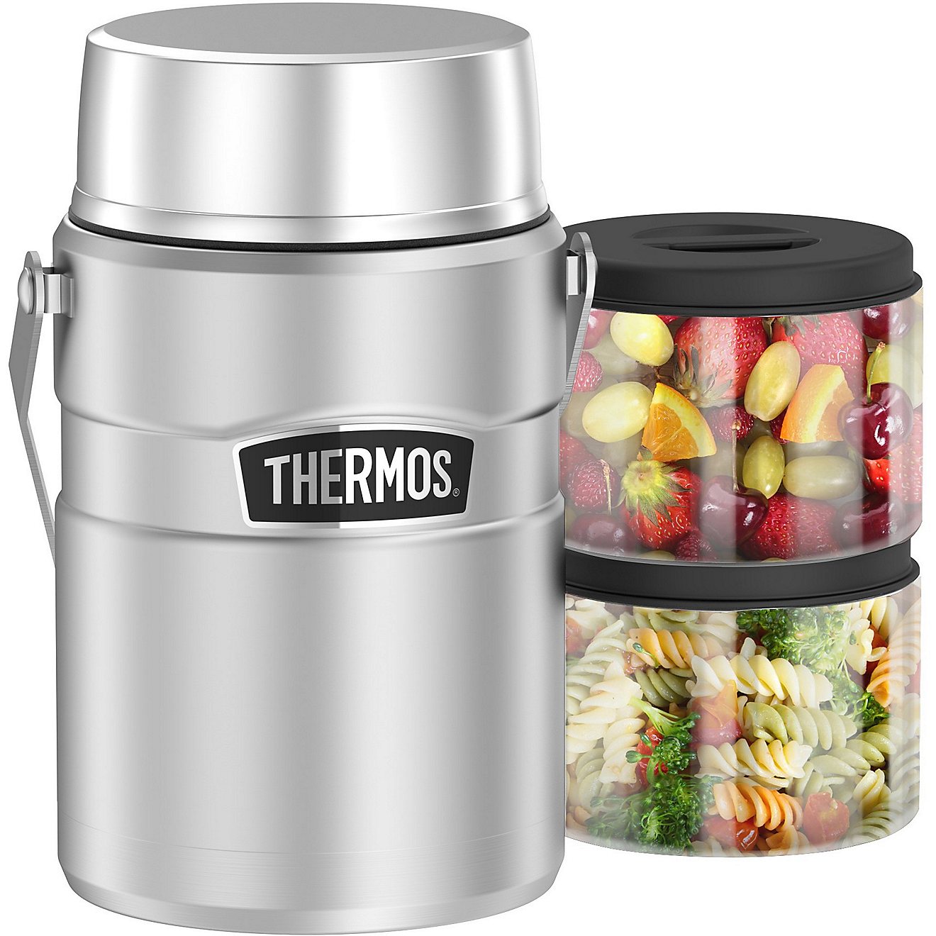 Thermos Stainless King Big Boss Matte Steel 47 oz Insulated Food Jar                                                             - view number 4