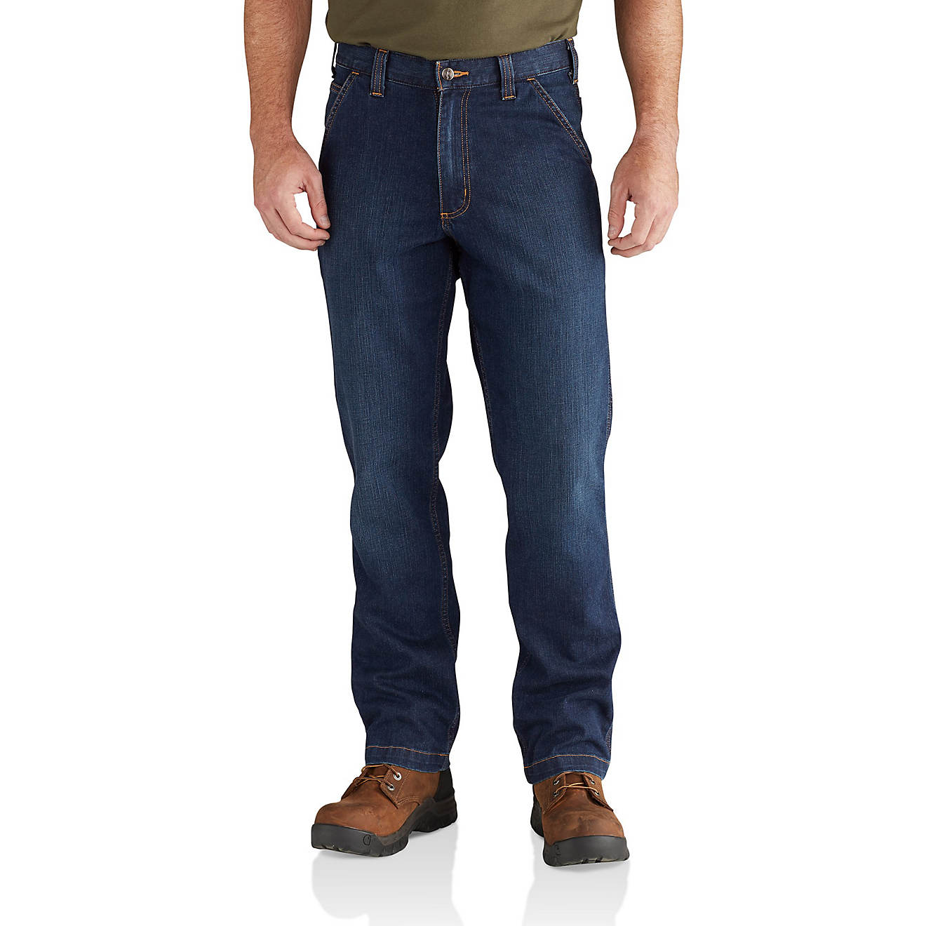 Carhartt Men's Rugged Flex Relaxed Fit Dungaree Jeans                                                                            - view number 1