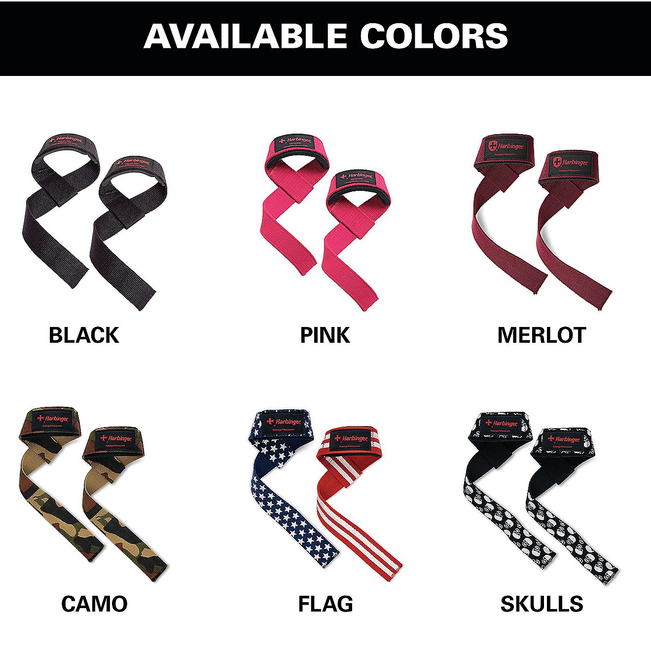 Harbinger Padded Cotton Lifting Straps                                                                                           - view number 5