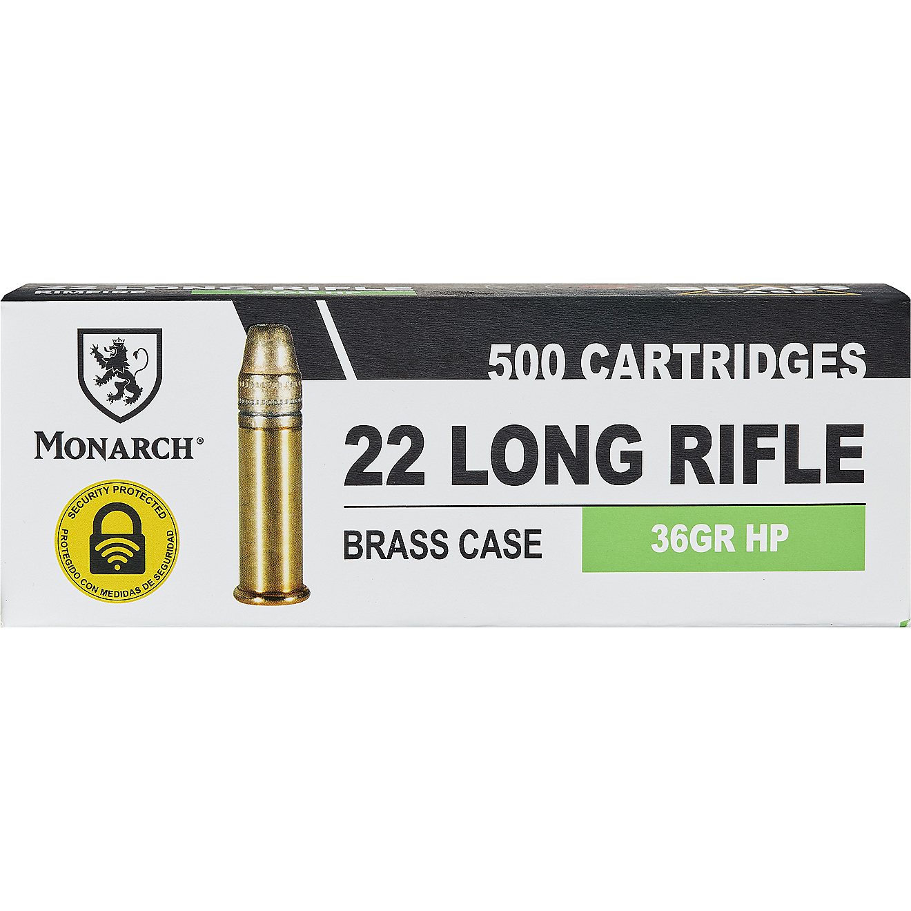 Monarch .22 Long Rifle 36-Grain Rimfire Ammunition                                                                               - view number 1