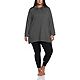 Soffe Juniors' Curves Throwback Crew Plus Size Oversize Sweatshirt                                                               - view number 1 image