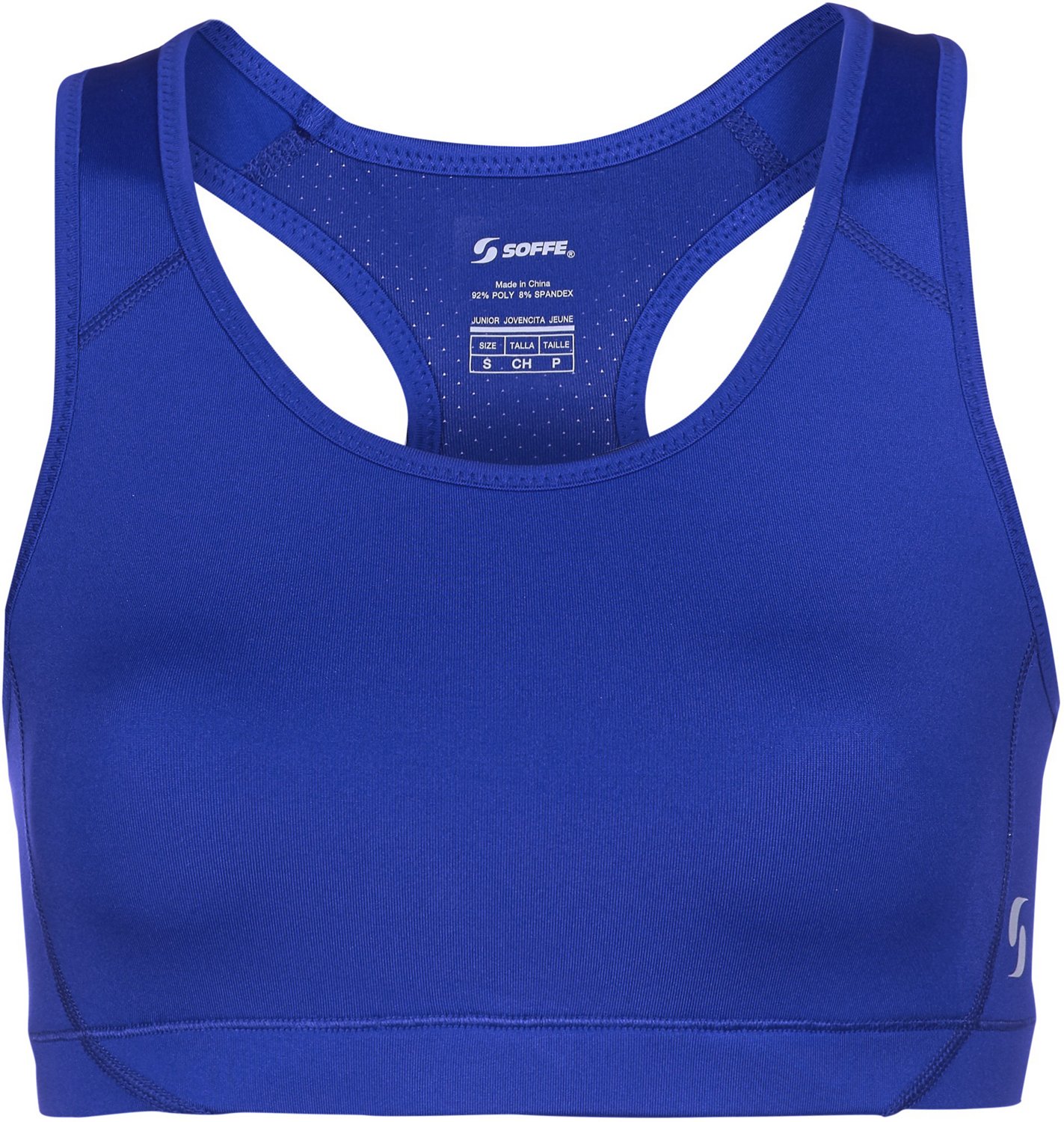 Soffe Juniors' Mid Impact Cheer Sports Bra Academy