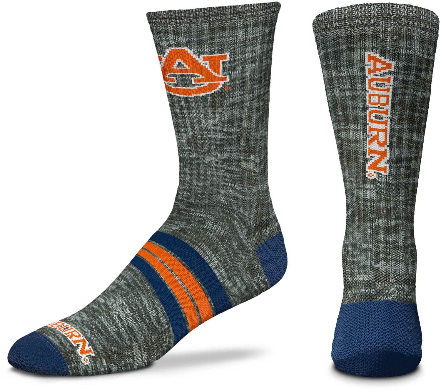 For Bare Feet Auburn University Quad Crew Socks | Academy