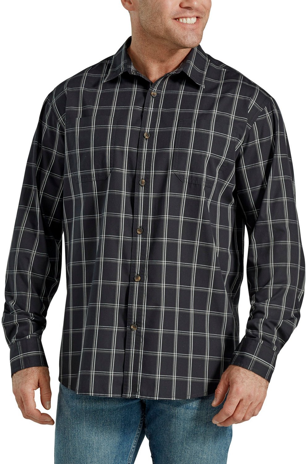 relaxed fit button up