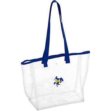 Logo McNeese State University Clear Stadium Tote Bag                                                                            