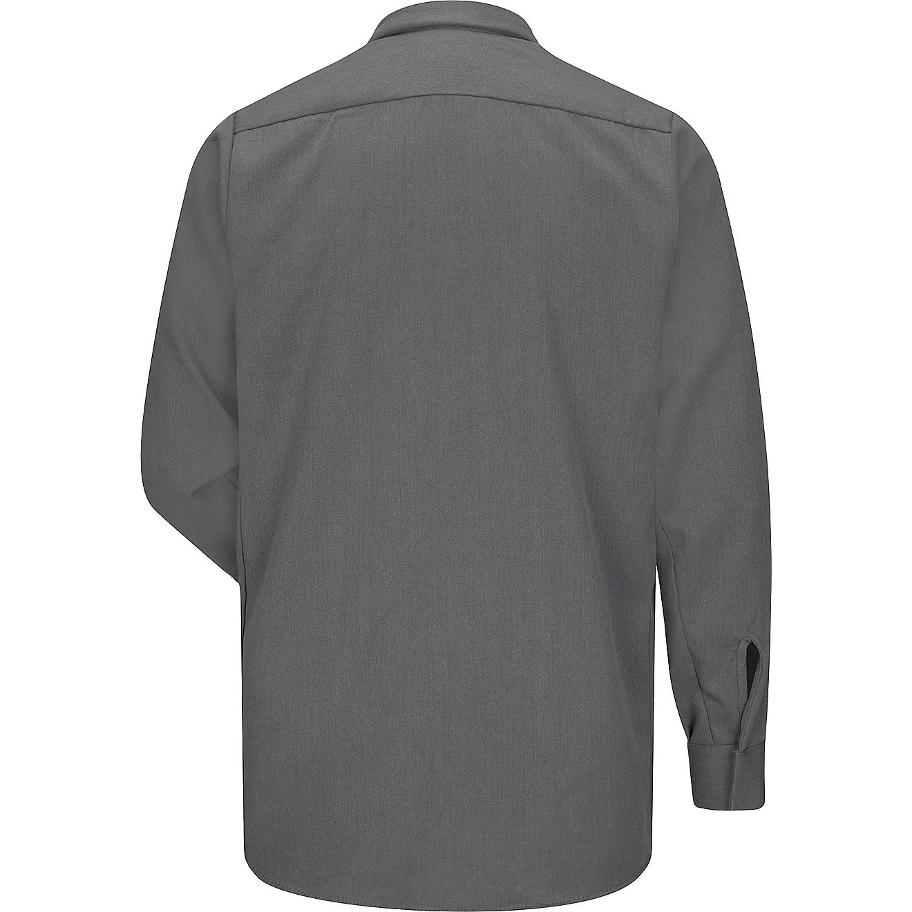 Bulwark Men's Concealed Gripper Pocketless Midweight FR Long Sleeve Work Shirt                                                   - view number 2