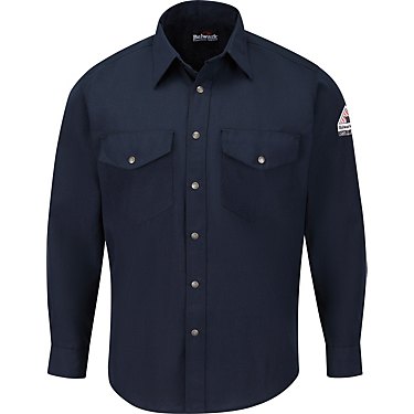 Bulwark Men's Lightweight Nomex FR Snap-Front Shirt