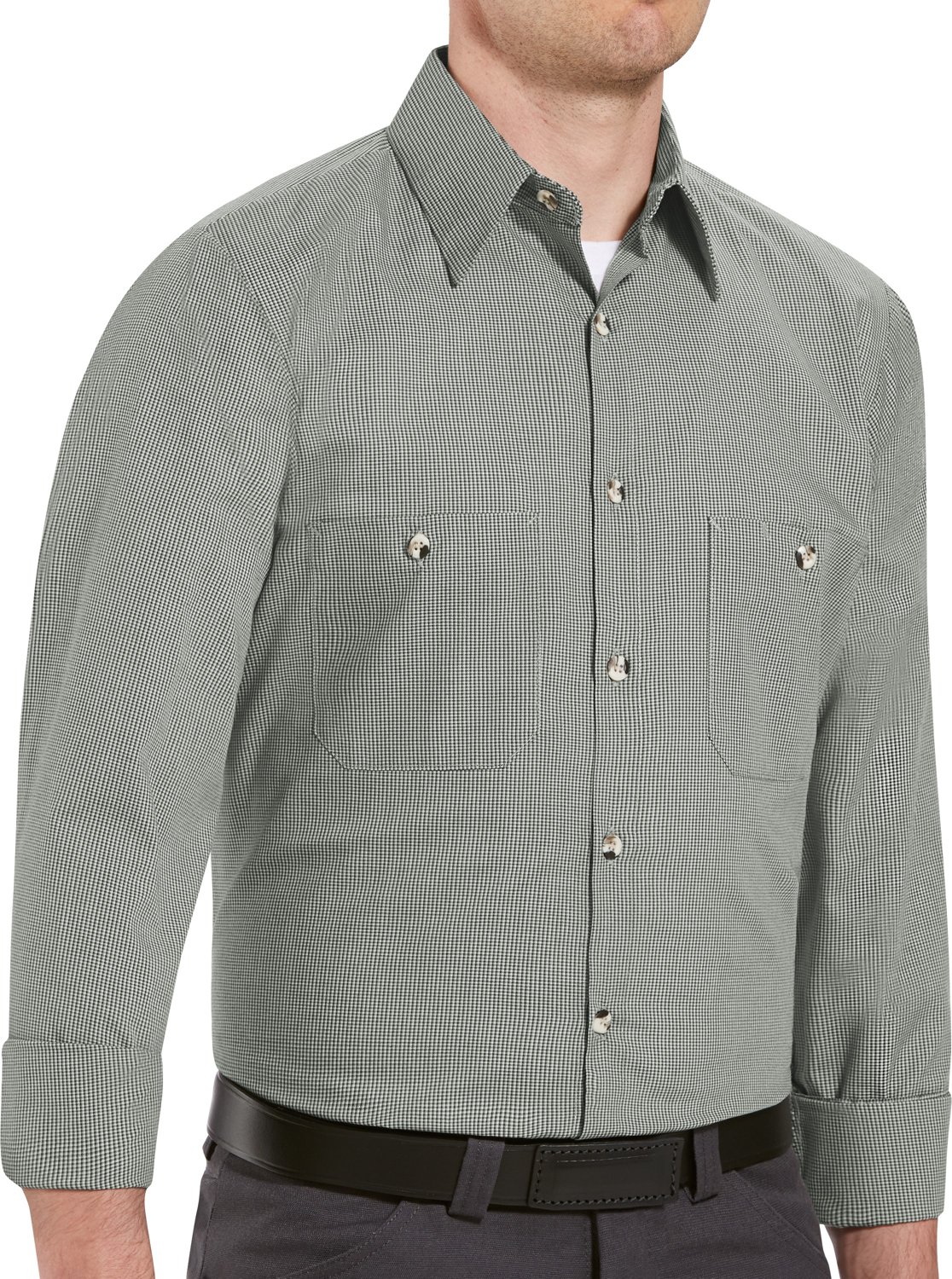 Red Kap Men's Microcheck Uniform Work Shirt | Academy