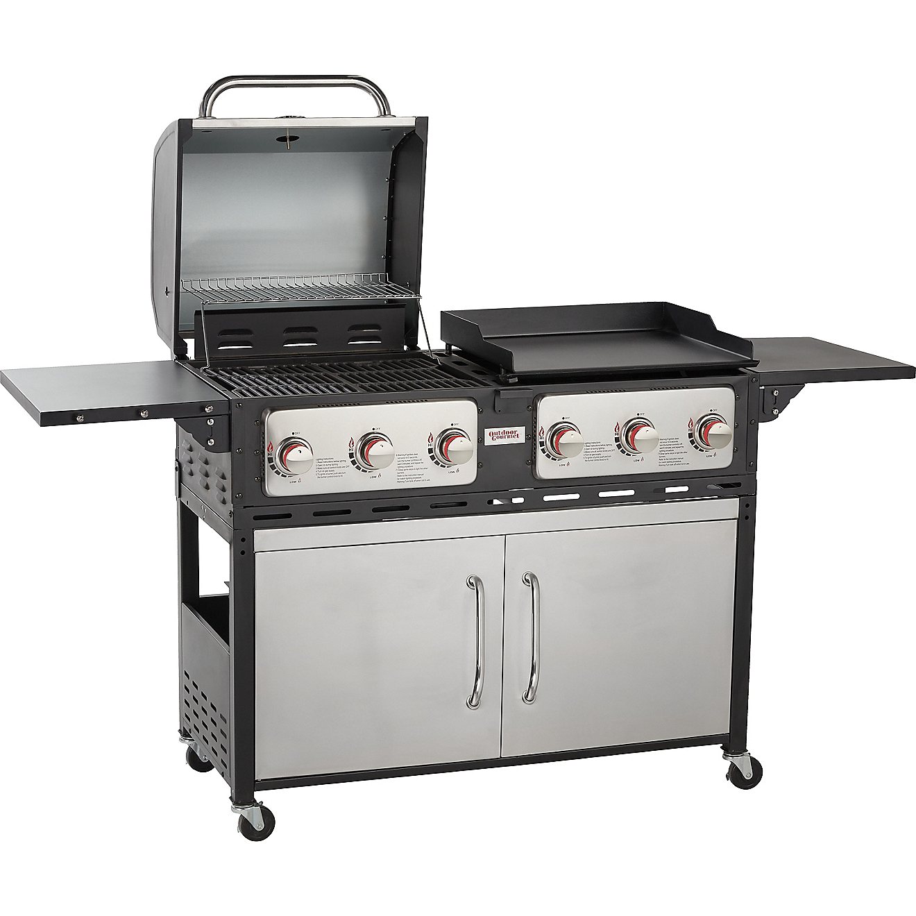 Outdoor Gourmet Gas And Griddle Combo, Outdoor Griddle Grill Combo