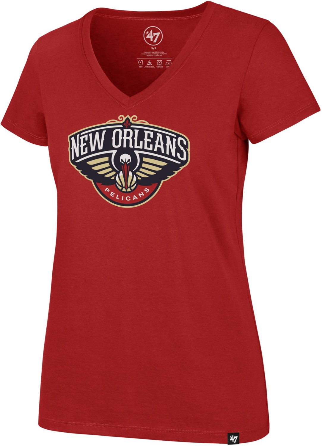 '47 New Orleans Pelicans Women's Imprint V-neck T-shirt | Academy