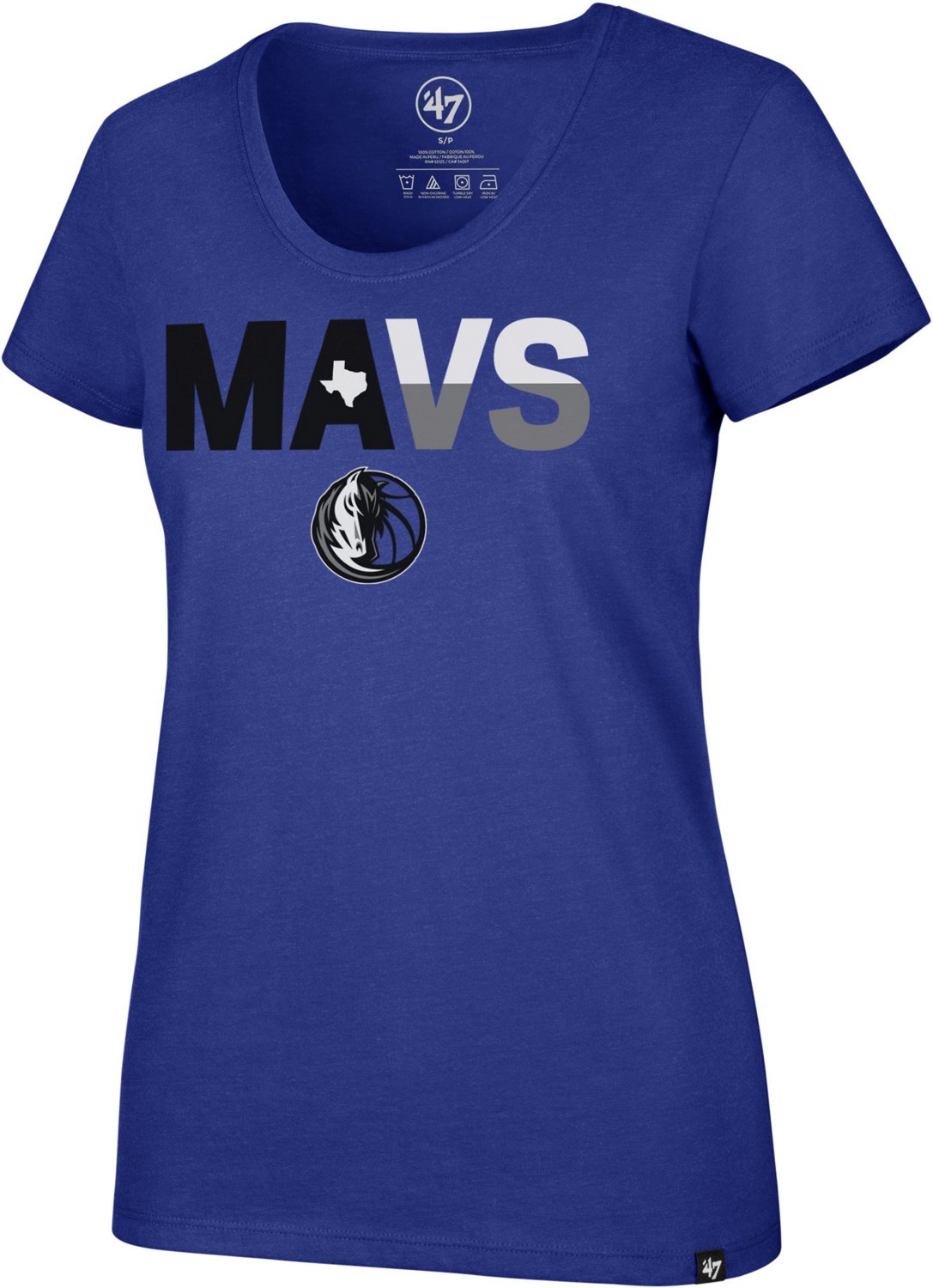 '47 Dallas Mavericks Women's Primary Mavs Regional Club Tshirt Academy