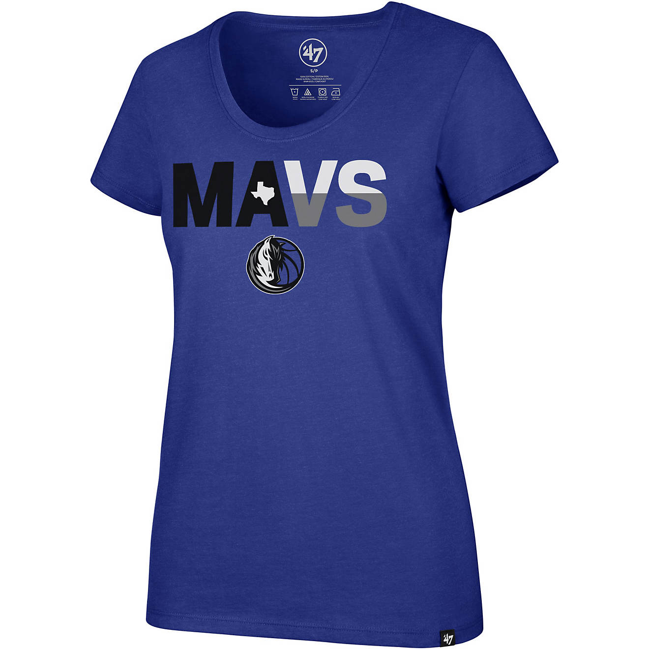 '47 Dallas Mavericks Women's Primary Mavs Regional Club T-shirt                                                                  - view number 1