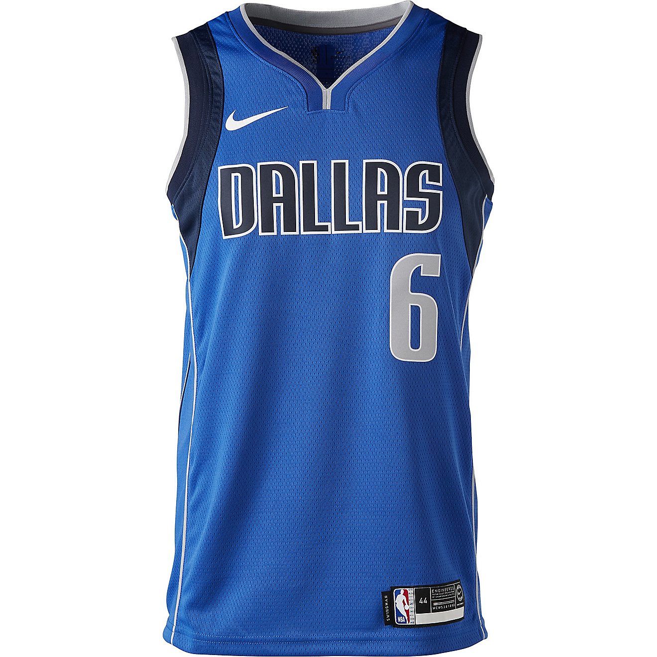 Nike Men's Dallas Mavericks Kristaps Porzingis 6 Icon Edition Swingman Jersey                                                    - view number 2