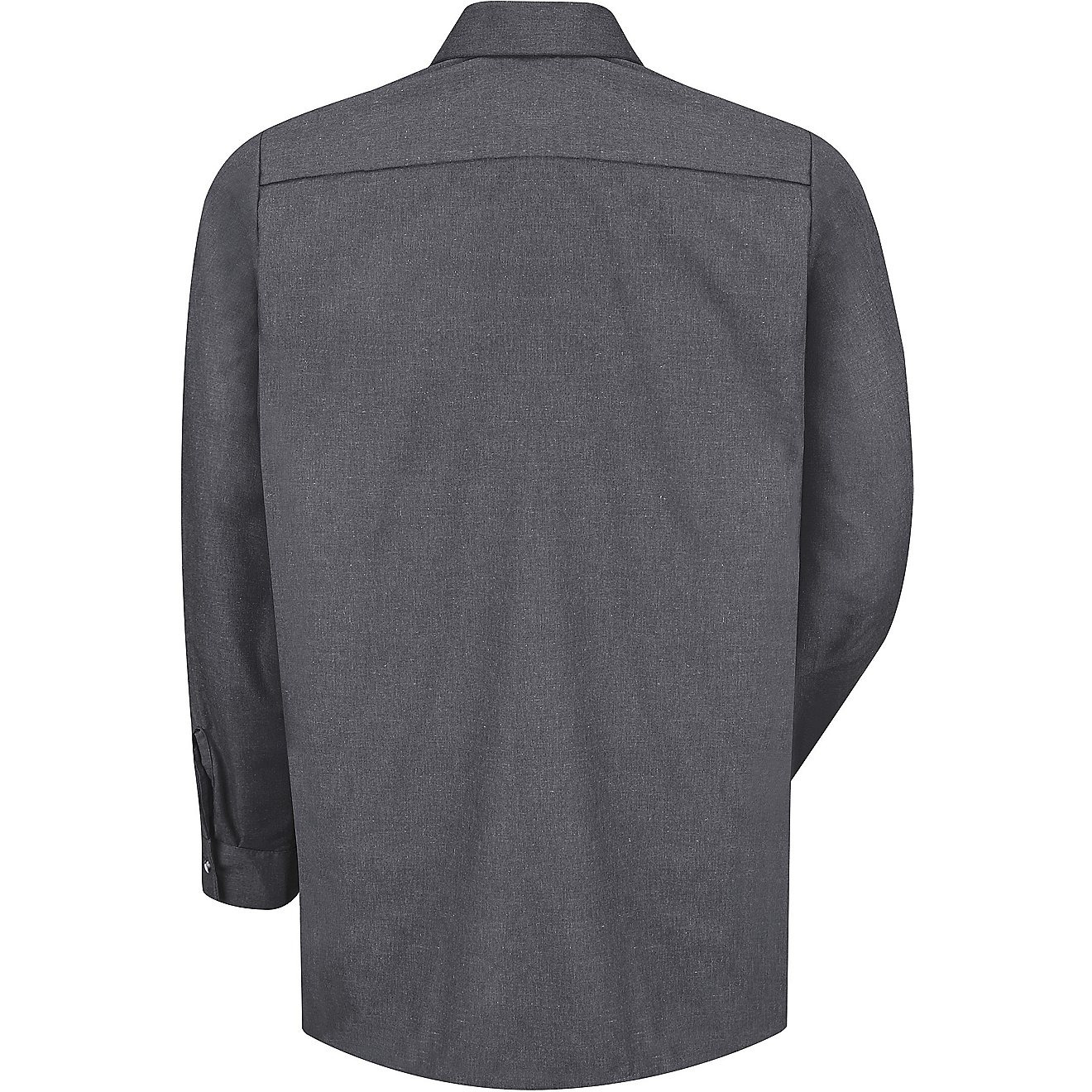 Red Kap Men's Heathered Poplin Long Sleeve Uniform Shirt                                                                         - view number 2