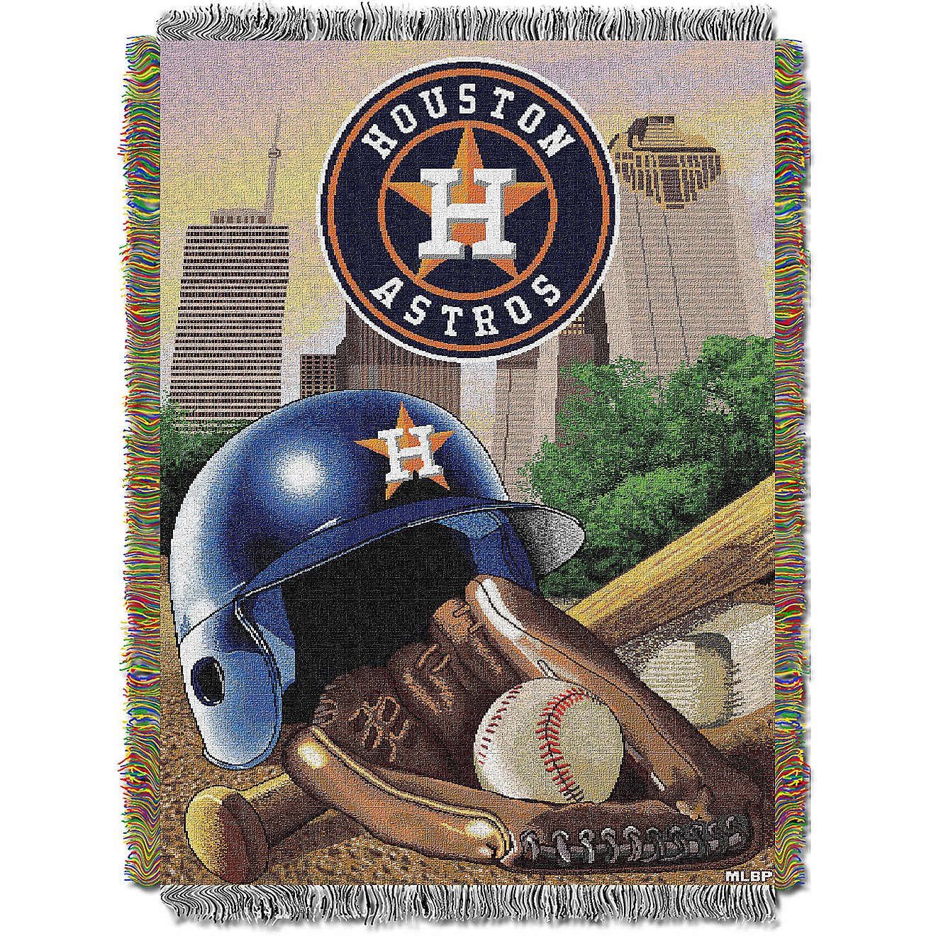 The Northwest Company Houston Astros Home Field Advantage Tapestry Throw Blanket                                                 - view number 1