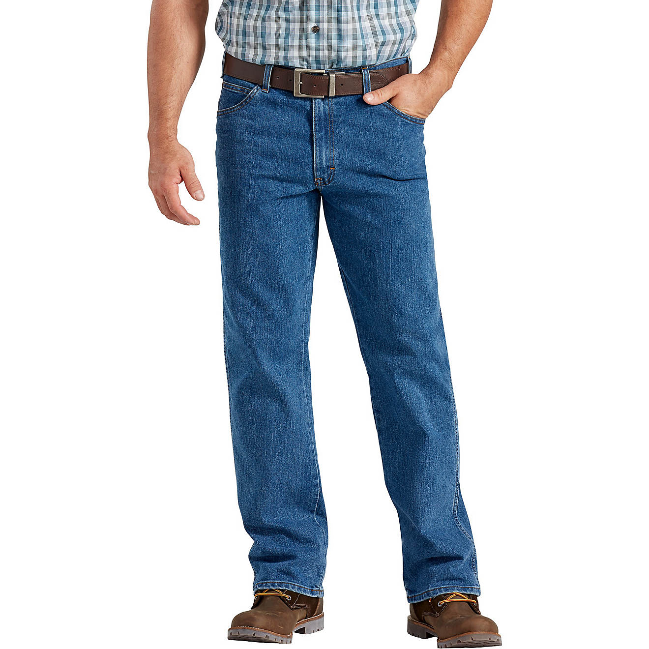 Dickies Men's Active Waist 5-Pocket Flex Jeans                                                                                   - view number 1