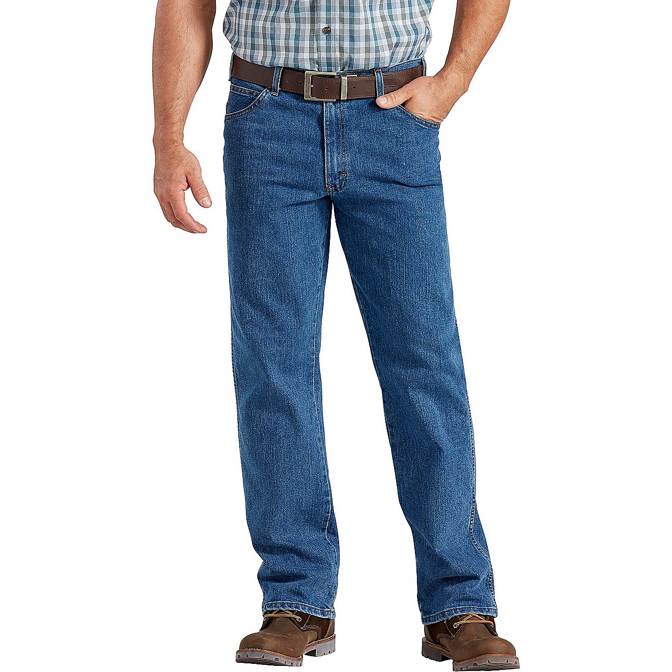 Dickies Men's Active Waist 5-Pocket Flex Jeans                                                                                   - view number 1