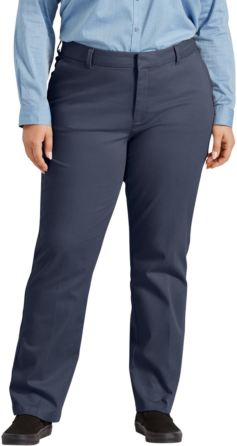 plus size navy blue pants