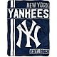 The Northwest Company New York Yankees Walk Off Micro Raschel Throw                                                              - view number 1 image