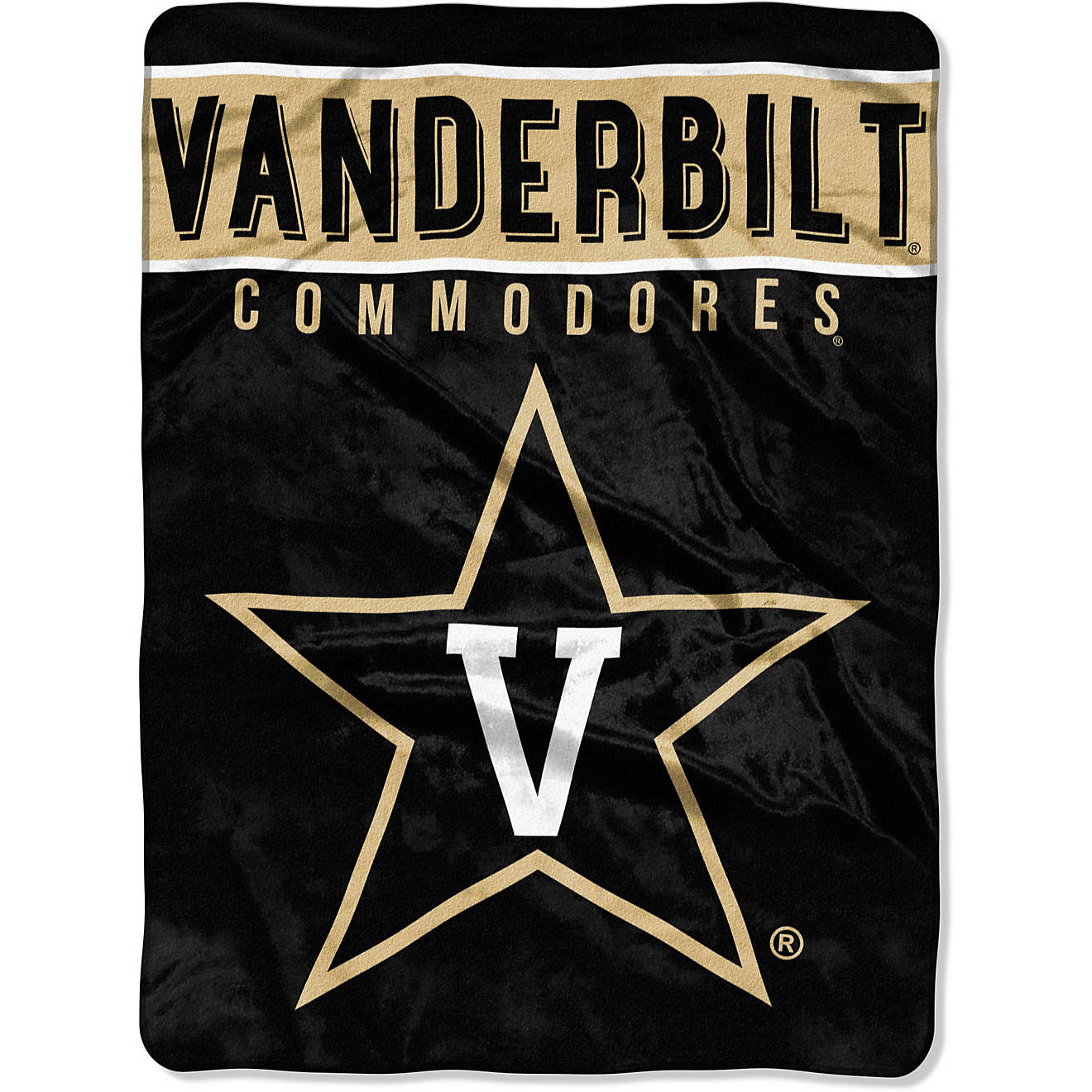 The Northwest Company Vanderbilt University Basic Raschel Throw Blanket                                                          - view number 1
