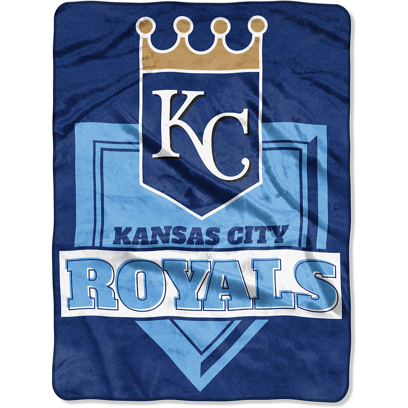 The Northwest Company Kansas City Royals Home Plate Raschel Plush Throw Blanket                                                  - view number 1