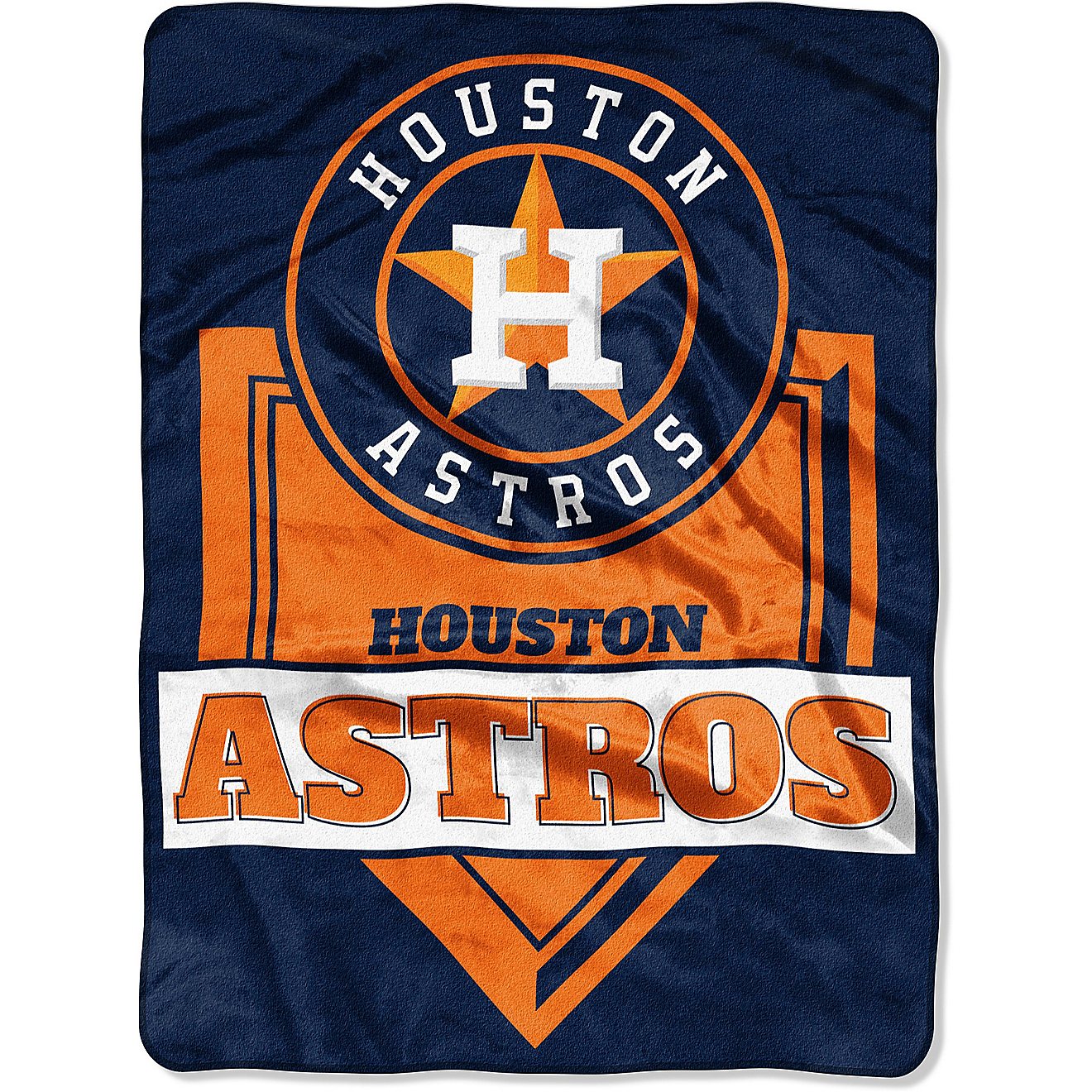 The Northwest Company Houston Astros Home Plate Raschel Plush Throw Blanket                                                      - view number 1