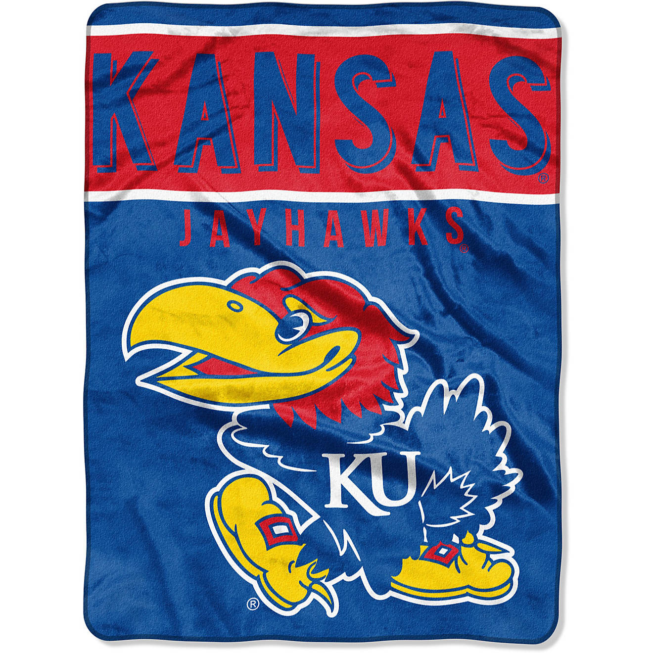 The Northwest Company University of Kansas Basic Raschel Throw Blanket                                                           - view number 1