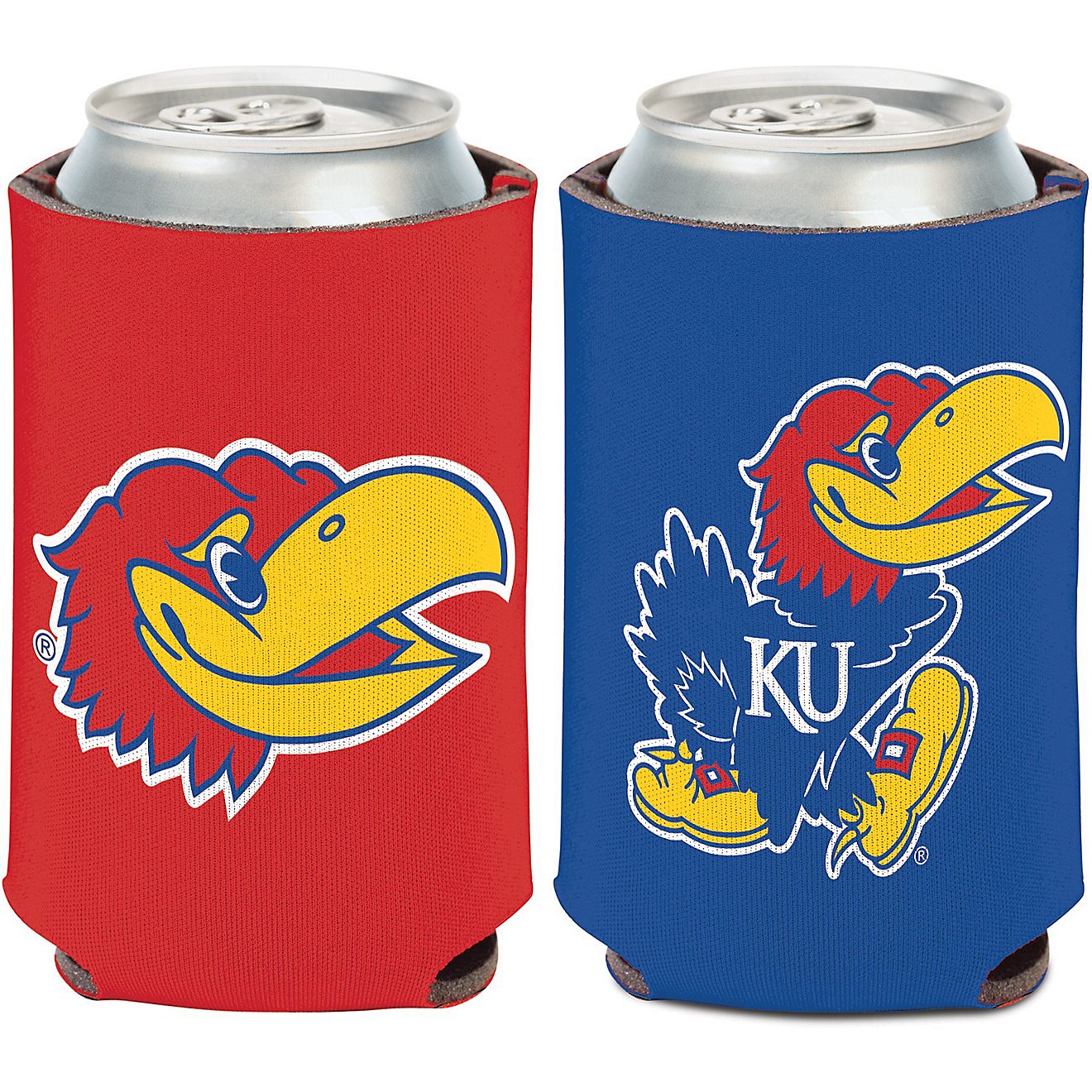 WinCraft University of Kansas Primary Logo 12 oz Can Cooler                                                                      - view number 1