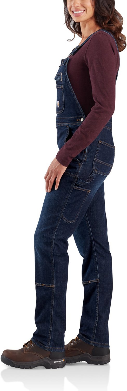 Carhartt Women's Denim DoubleFront Bib Overalls Academy