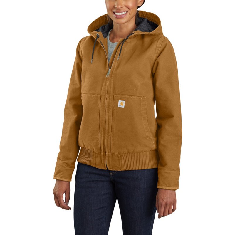 Academy Sports + Outdoor for Carhartt Women's Duck Quilt-Lined Active Jacket  Brown, X-Large - Women's Athletic Jackets at Academy Sports | AccuWeather  Shop