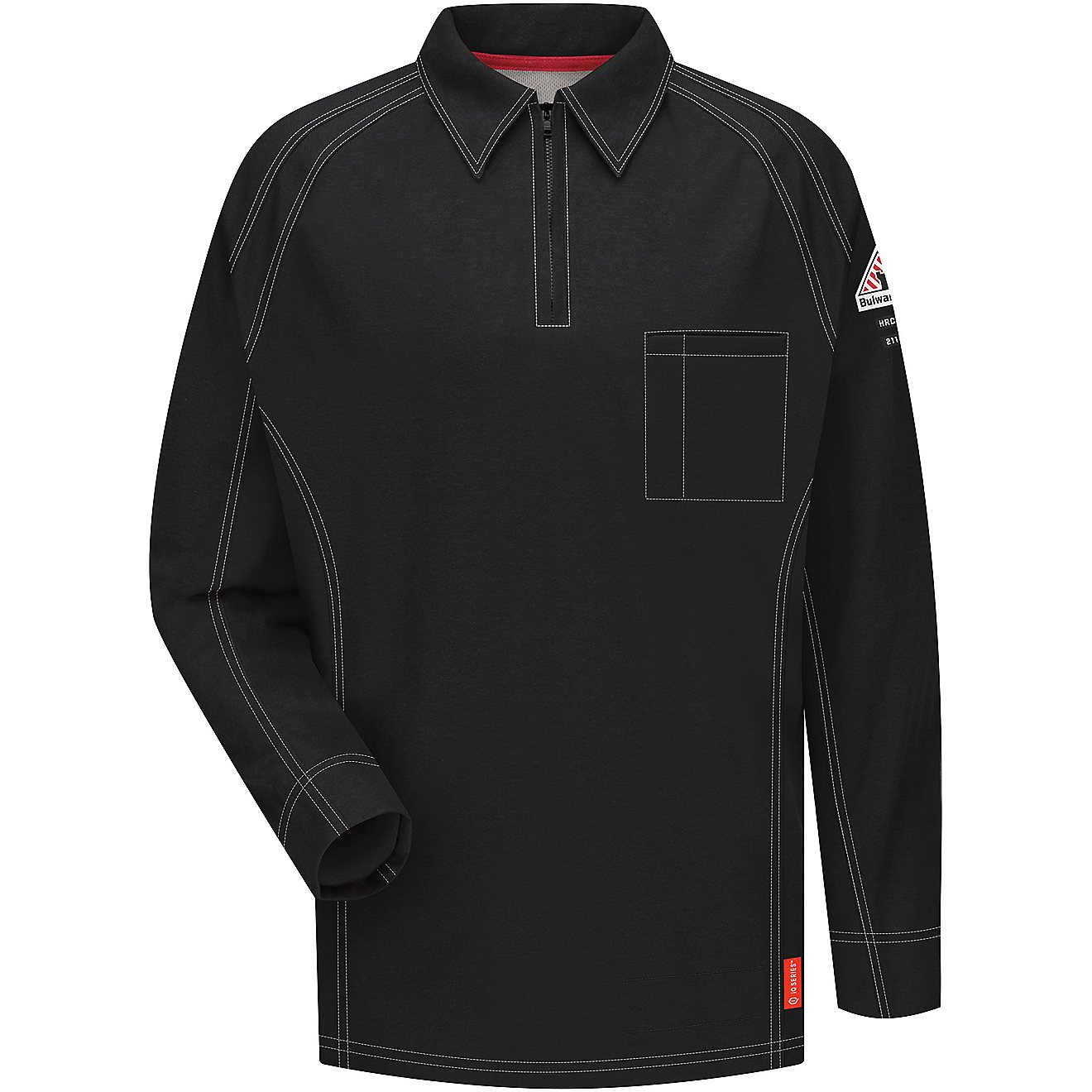 Bulwark Men's iQ Series Comfort Knit FR Long Sleeve Polo Shirt                                                                   - view number 1