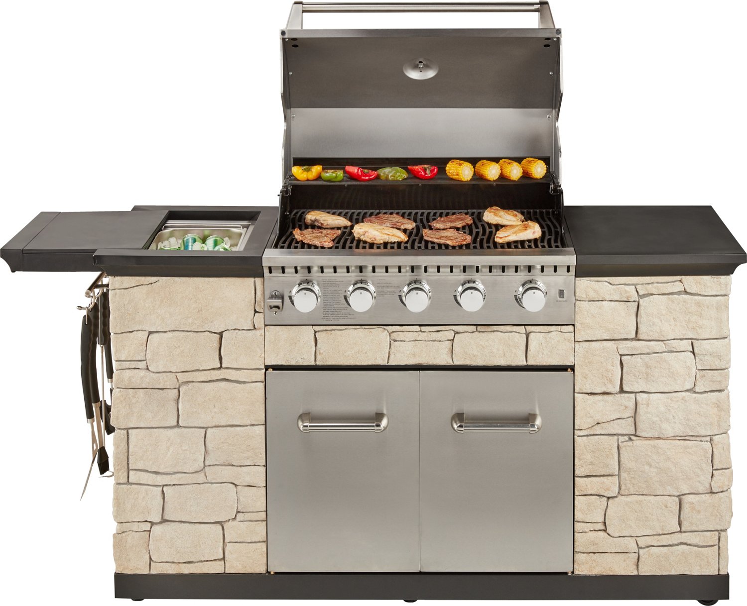 Outdoor Gourmet 5Burner Rock Island Grill Academy
