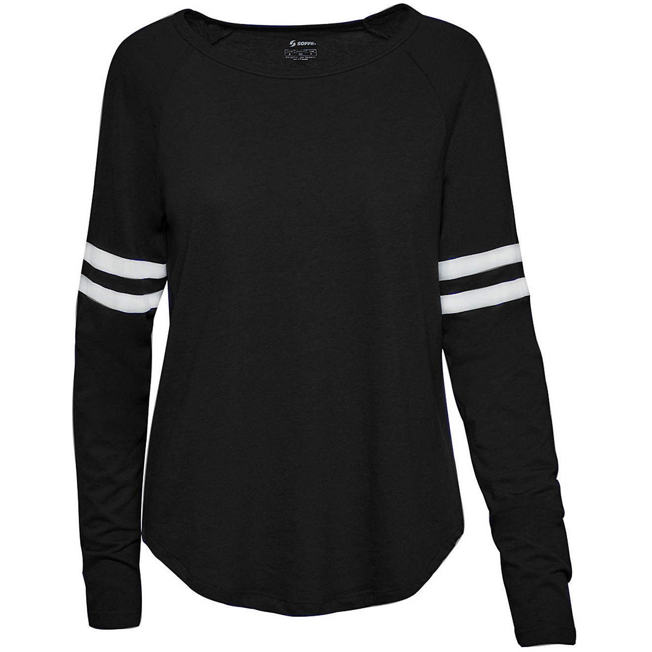 Soffe Women's Plus Size Curves Fan Crew Jersey                                                                                   - view number 1