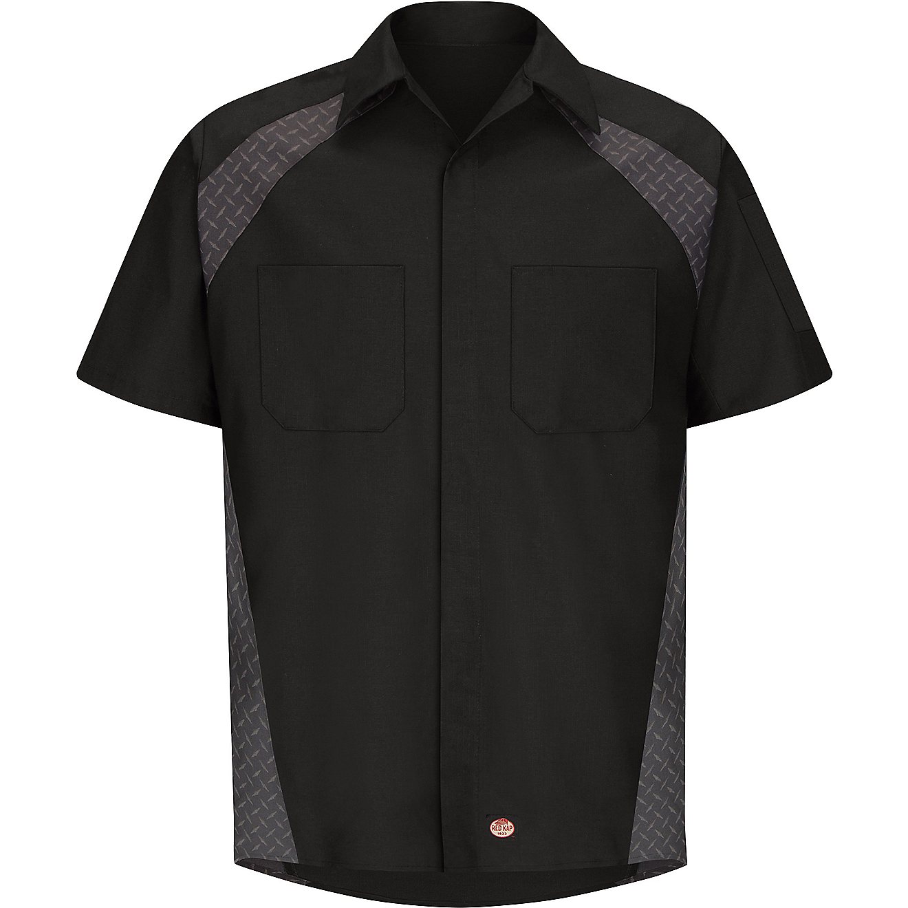 Red Kap Men's Diamond Plate Shop Short Sleeve Shirt                                                                              - view number 1