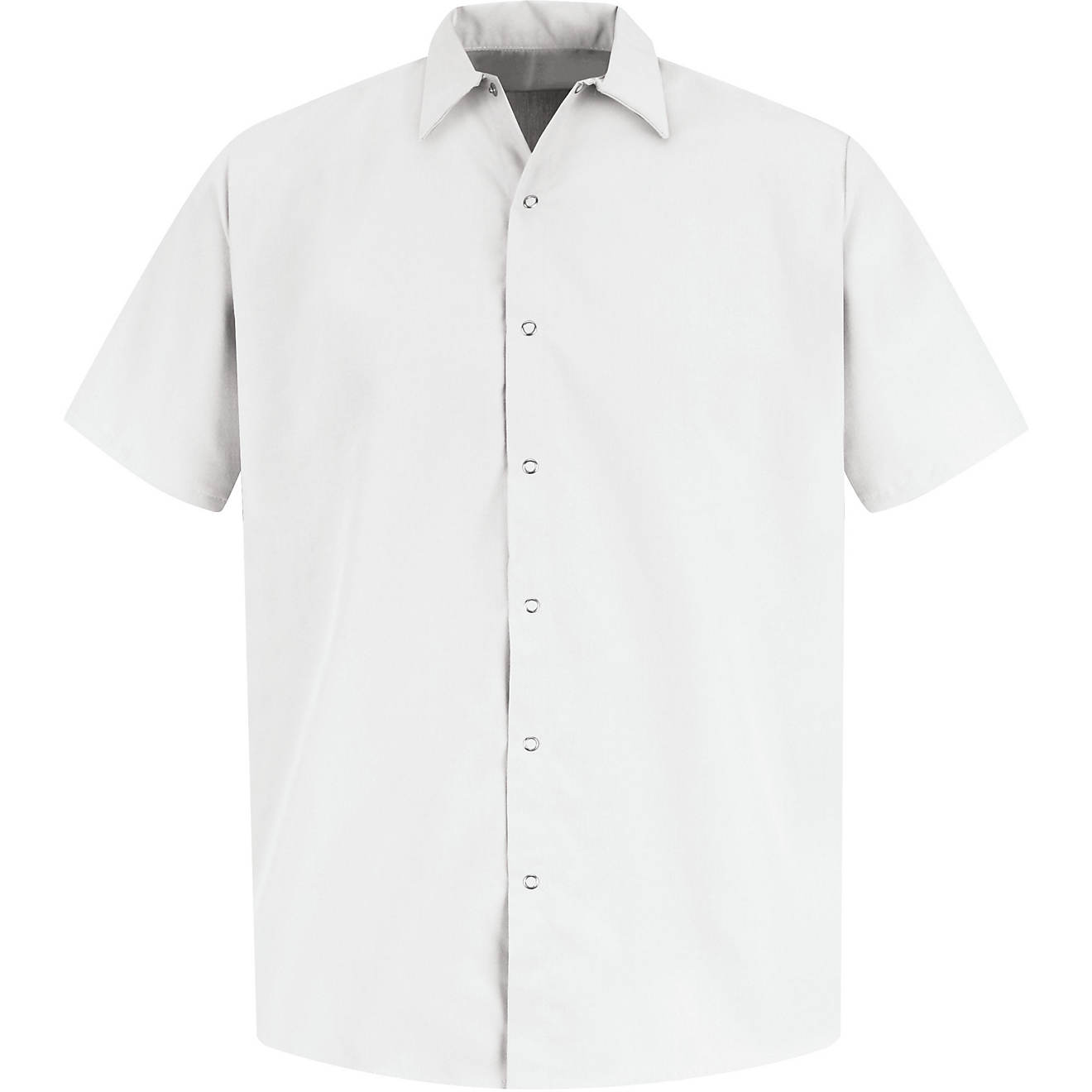 Red Kap Men's Specialized Pocketless Polyester Short Sleeve Work Shirt                                                           - view number 1