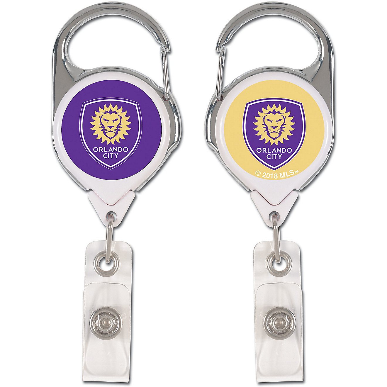 WinCraft Orlando City SC Retractable Premium Badge Holder                                                                        - view number 1
