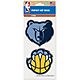 WinCraft Memphis Grizzlies 4 in x 8 in Decal 2-Pack                                                                              - view number 1 image