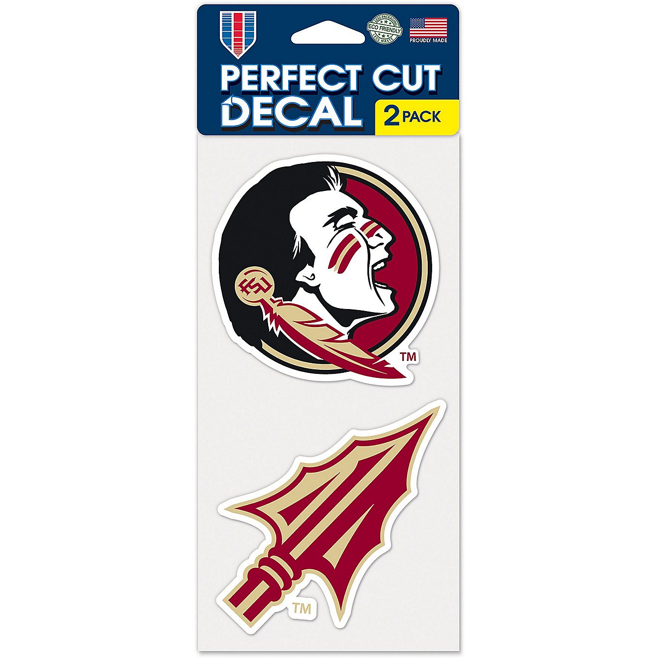 WinCraft Florida State University 4 in x 8 in Decal 2-Pack                                                                       - view number 1