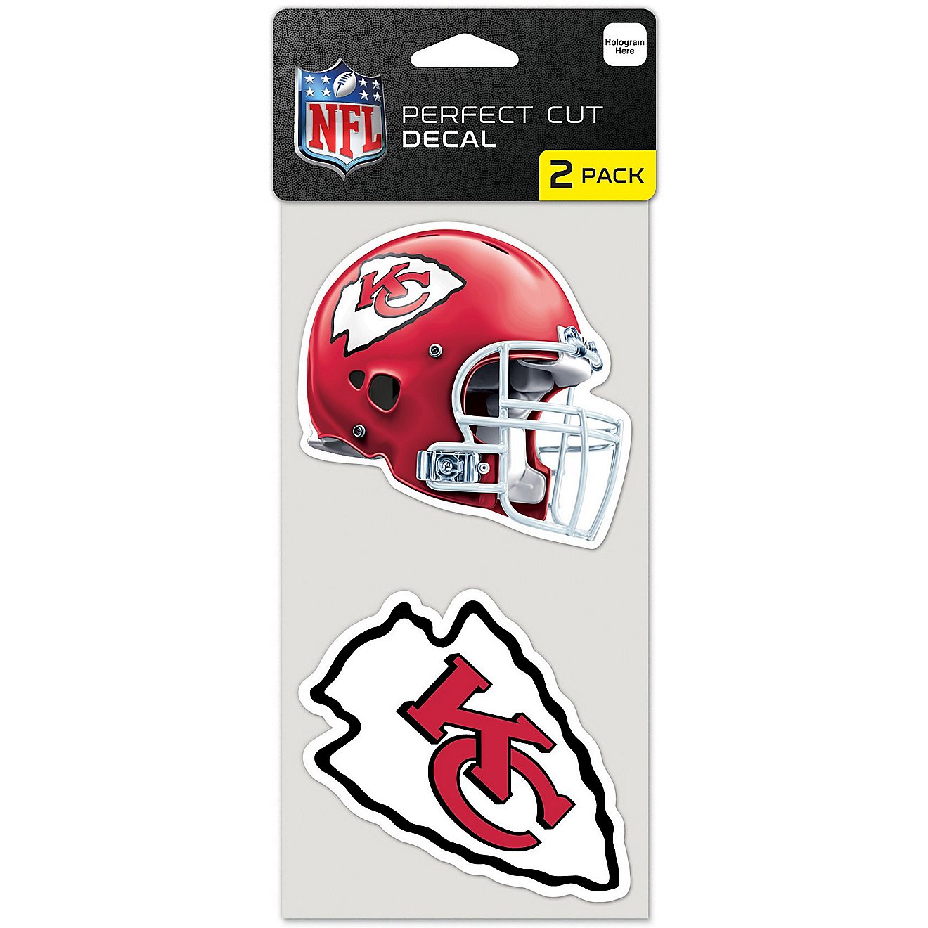 WinCraft Kansas City Chiefs 4 in x 8 in Decal 2-Pack                                                                             - view number 1