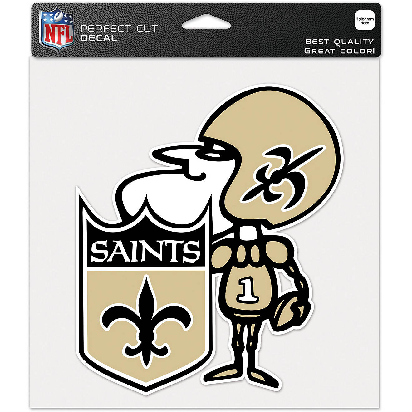 WinCraft New Orleans Saints 8 in x 8 in Decal                                                                                    - view number 1