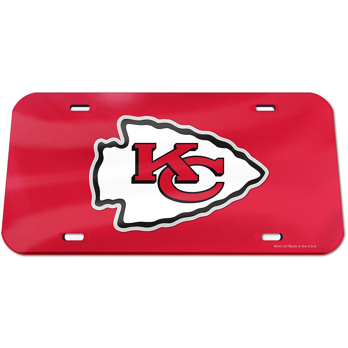 WinCraft Kansas City Chiefs Inlaid License Plate                                                                                 - view number 1