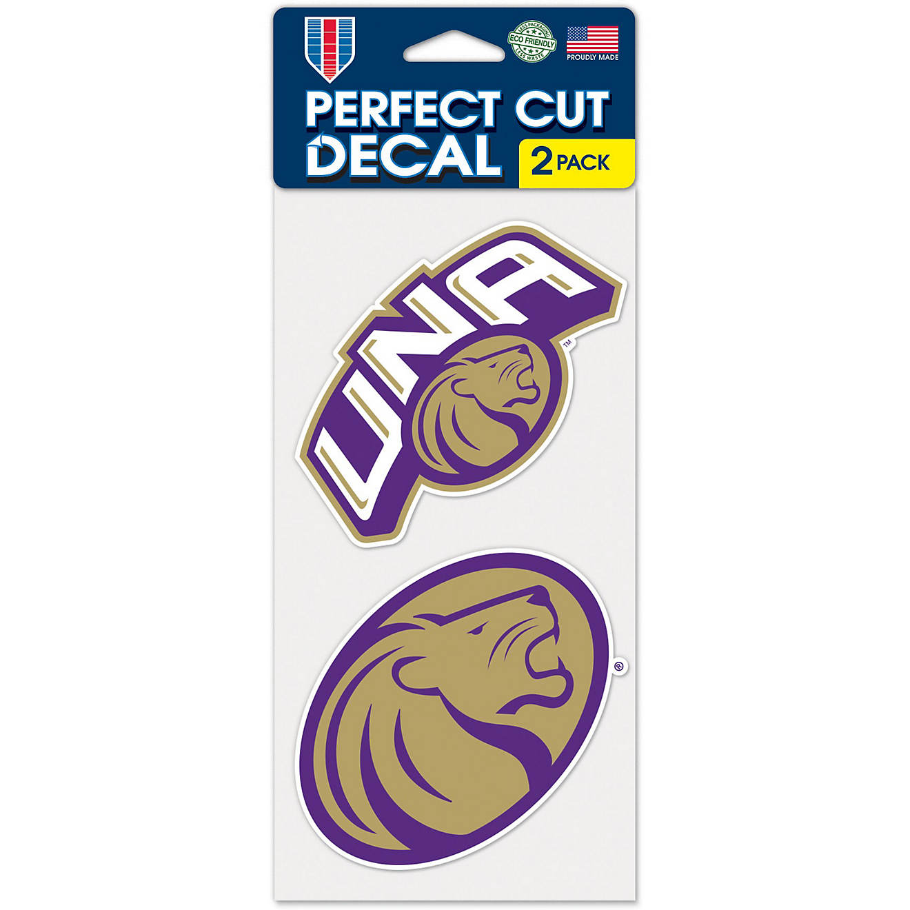 WinCraft University of North Alabama Perfect Cut 4 x 4 in Decal 2 Pack                                                           - view number 1