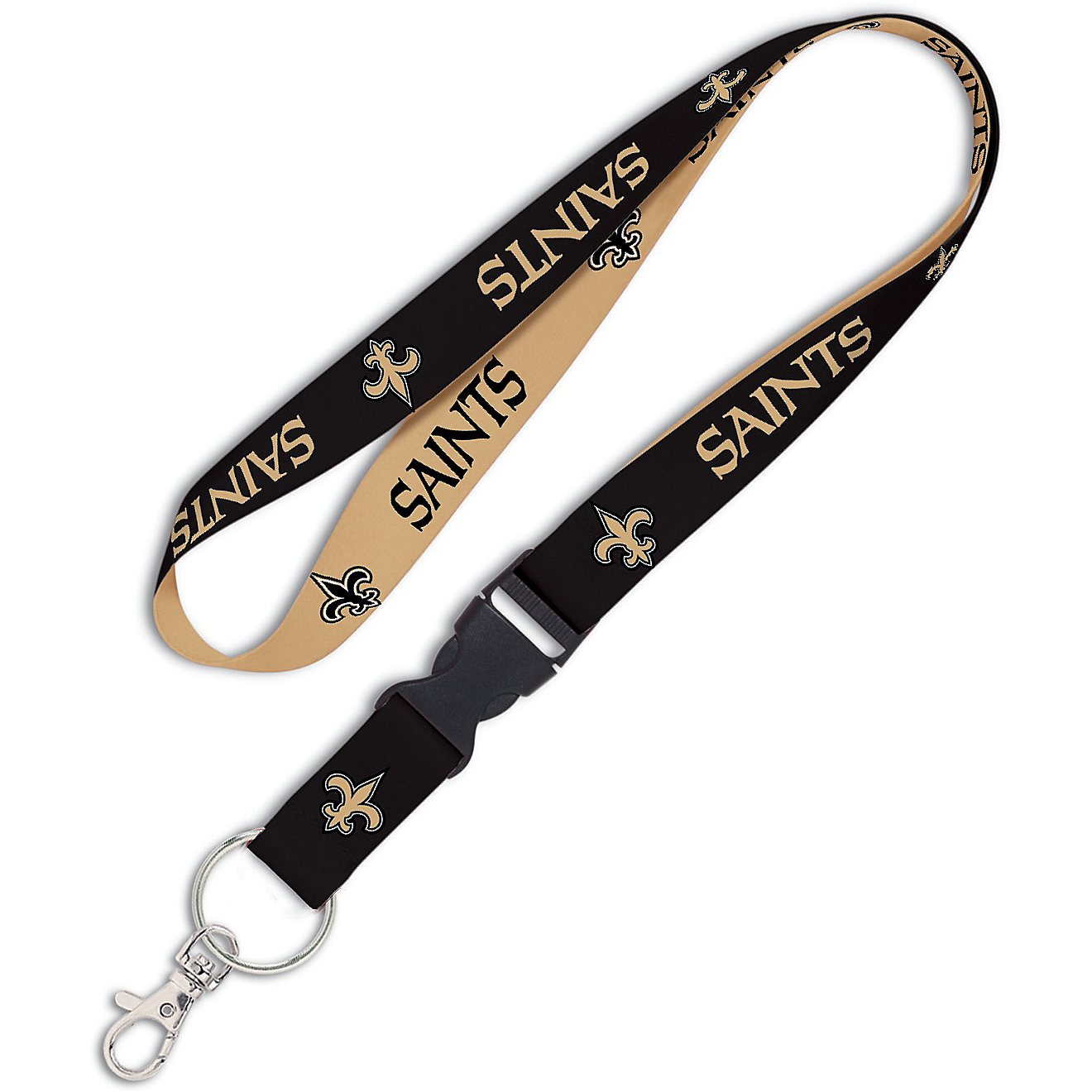 WinCraft New Orleans Saints Lanyard with Detachable Buckle                                                                       - view number 1