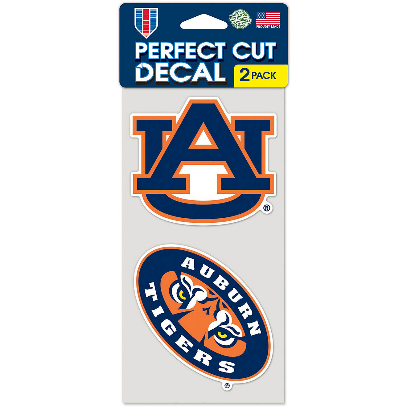WinCraft Auburn University 4 in x 8 in Decal 2-Pack                                                                              - view number 1