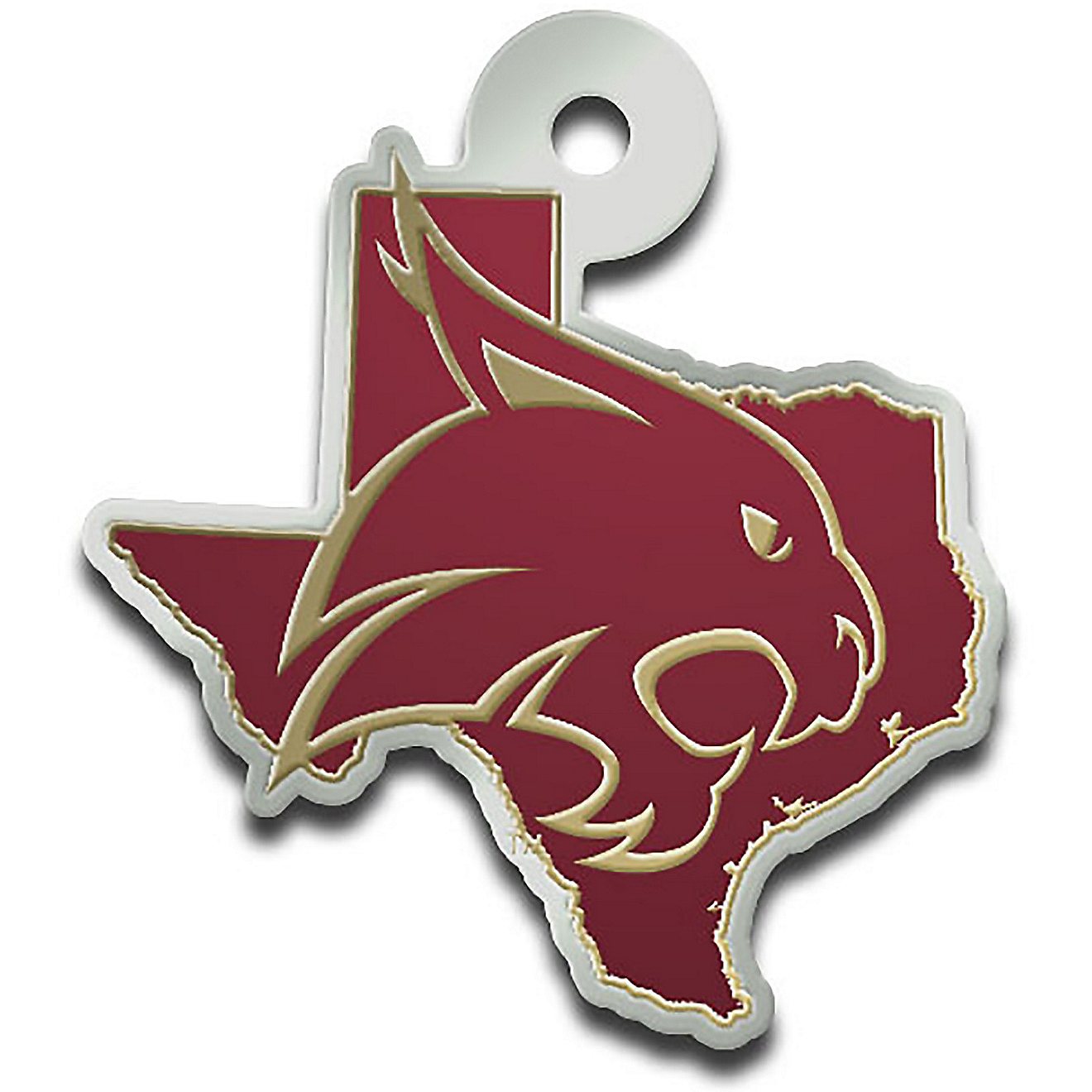 WinCraft Texas State University State Freeform Key Chain                                                                         - view number 1