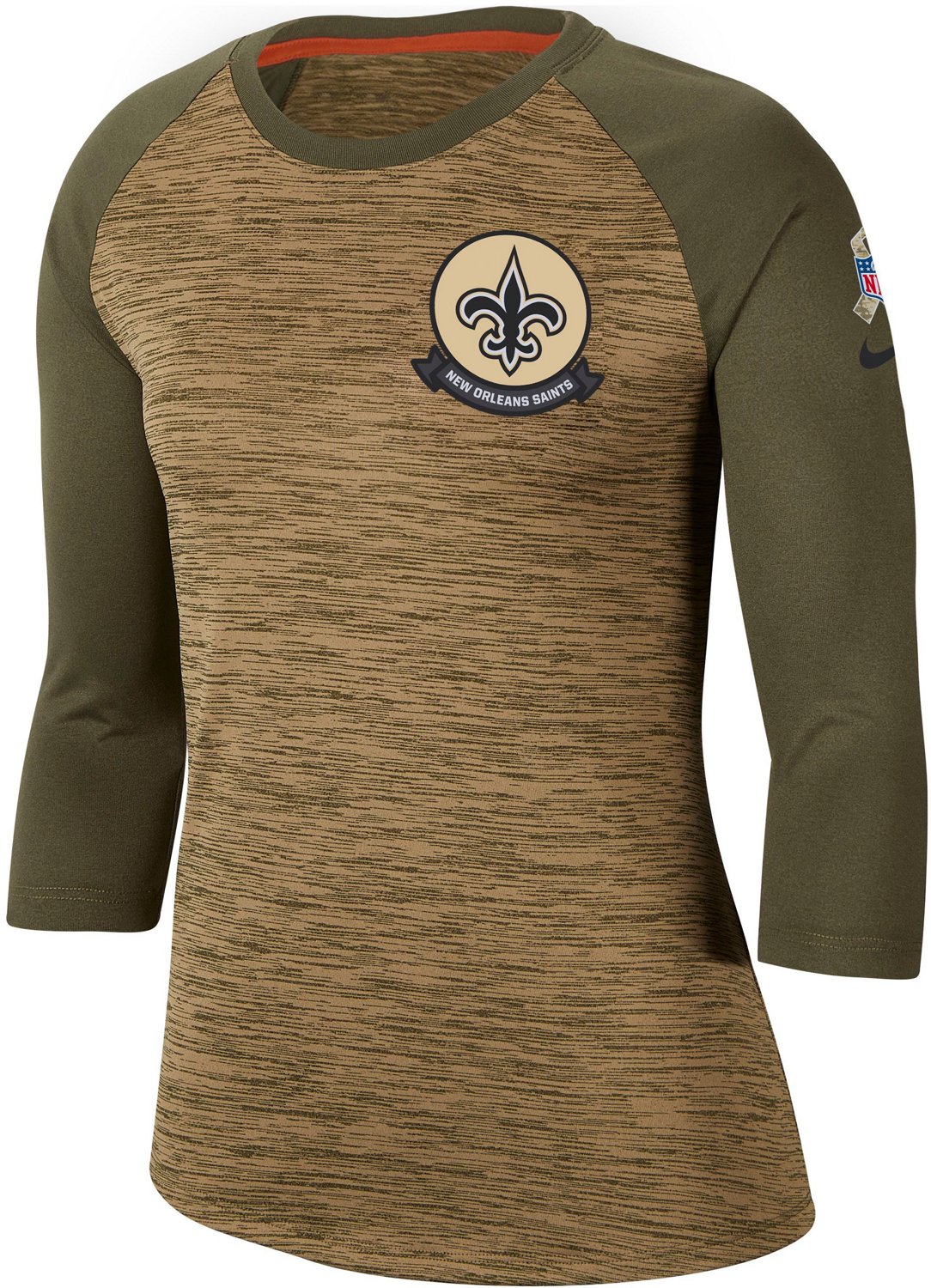 saints salute to service long sleeve shirt