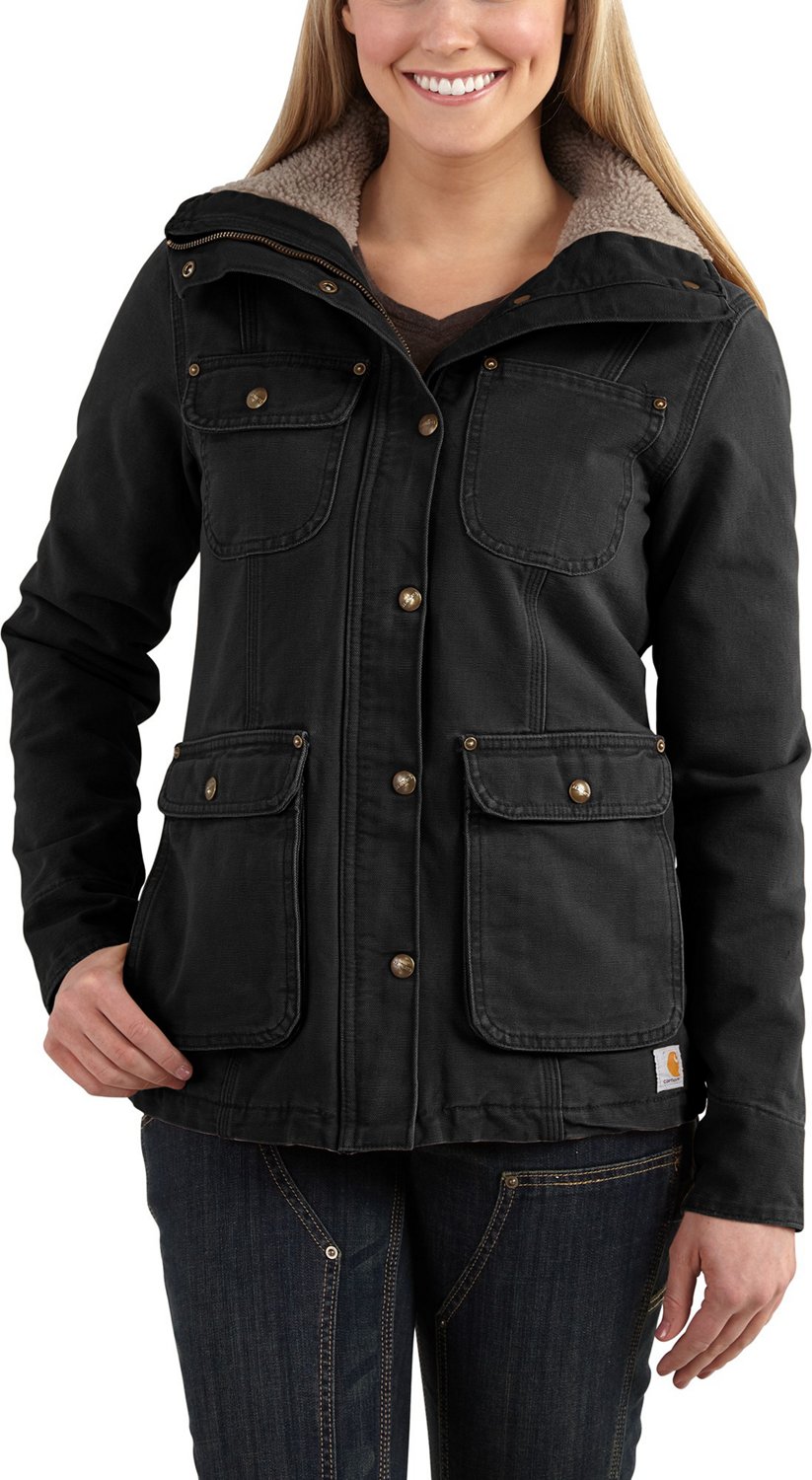 Carhartt Women's Weathered Duck Wesley Coat Academy